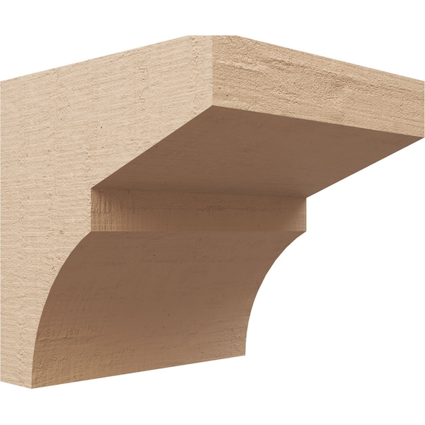 Ekena Millwork 12"W x 12"D x 12"H Wide Monterey Rough Cedar Woodgrain TimberThane Corbel, Primed Tan CORUR12X12X12MONRCPR - main